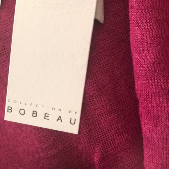 NWT Bobeau Ella Flutter Sleeve Scoop Neck Top Oversize Small - Picture 2 of 6